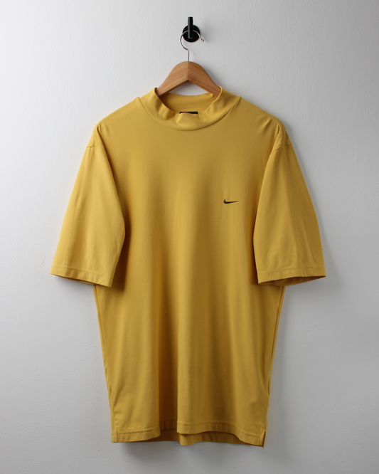 00s Nike Yellow Dri-Fit Mock Neck (M)
