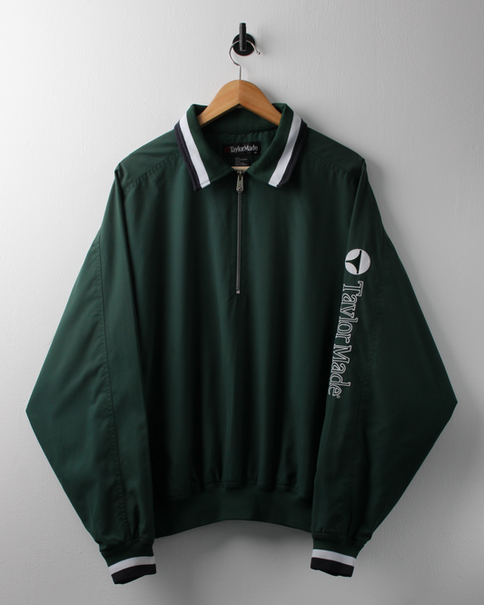 90s TaylorMade Green Collared Windbreaker (M)