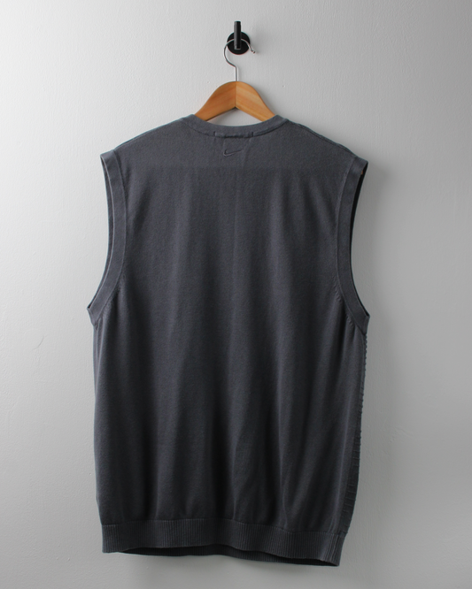 00s Nike Tiger Woods Textured Golf Vest (L)