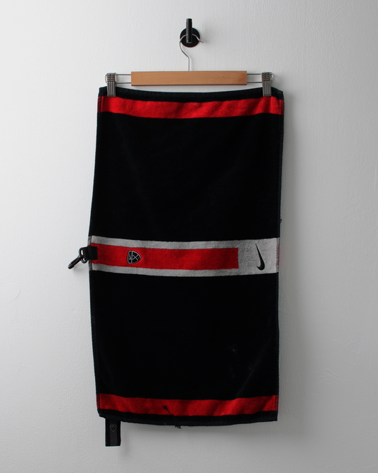 00s Nike Shield Logo Black & Red Golf Towel