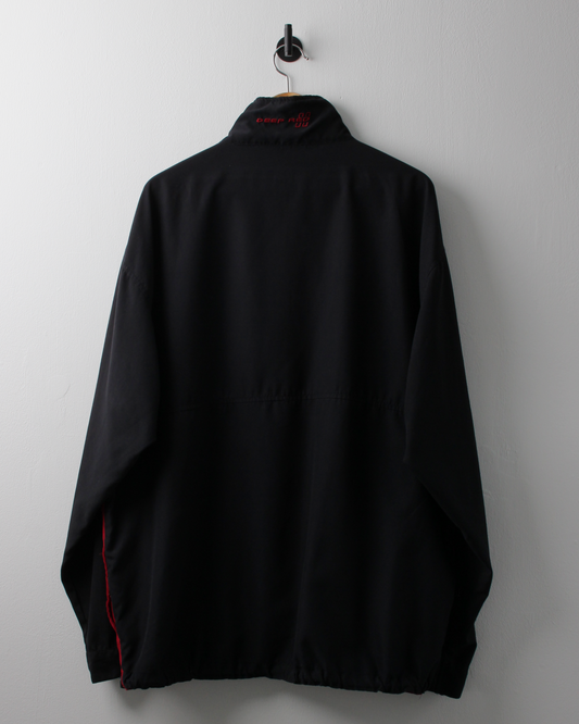 00s Wilson Deep Red & Black Half Zip Windbreaker (XL)