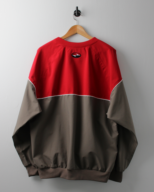 90s Nike Tiger Woods Yin Yang Red & Grey Windbreaker (L)