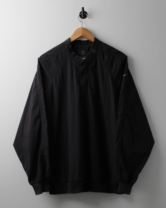 90s Nike Black Quarter Snap Windbreaker (S)