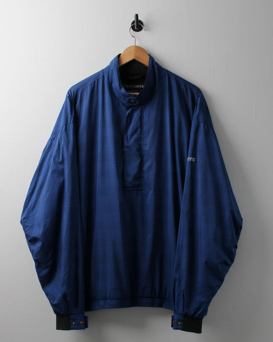 90s FootJoy Blue Micro Pattern Quarter Zip Jacket (L)