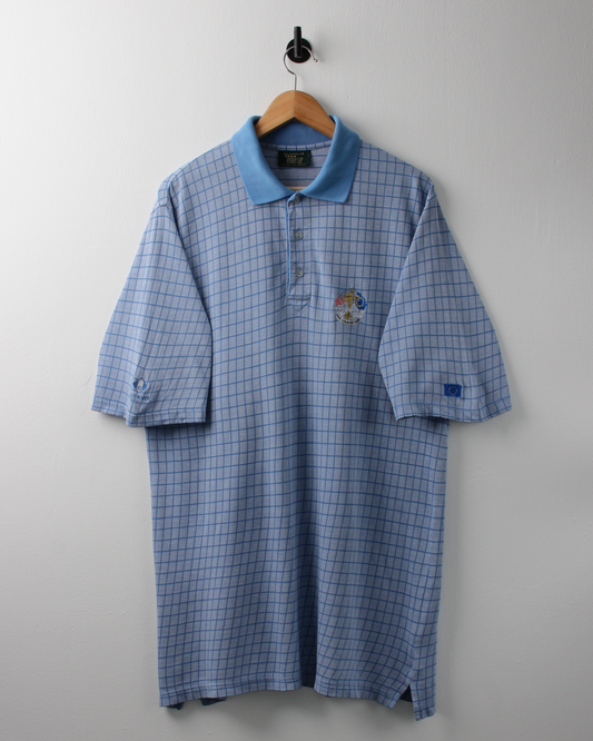 '99 Ryder Cup Blue Chequered Polo (XL)