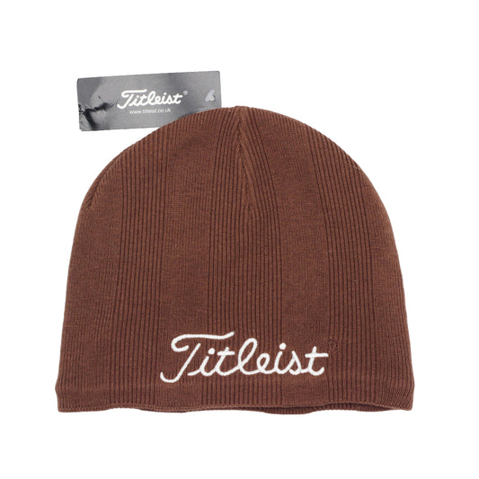 Titleist Brown Golf Beanie Hat BNWT