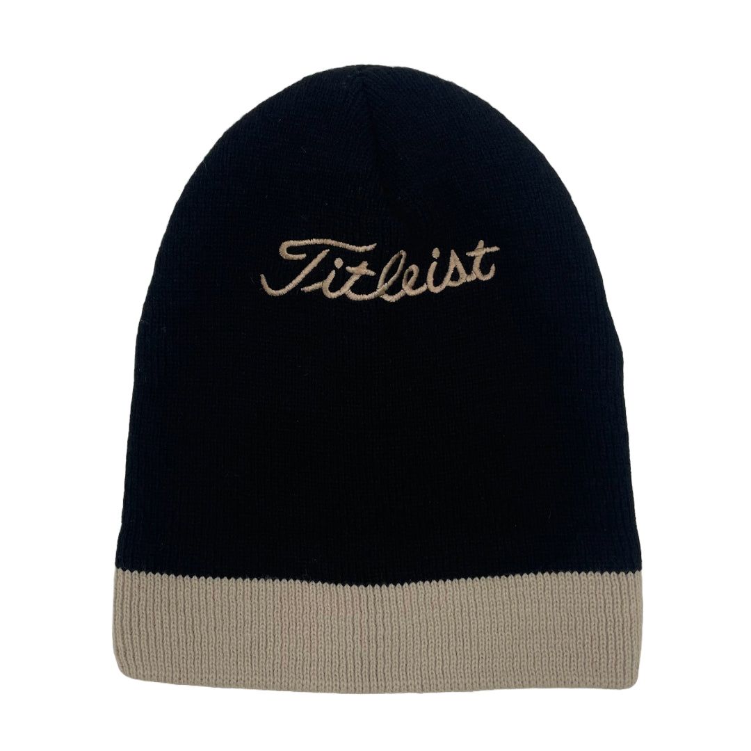 Titleist Black/Cream Beanie Hat