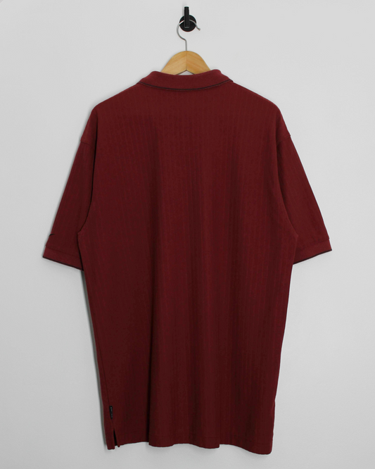 00s Nike Burgundy Polo-Shirt (XL)