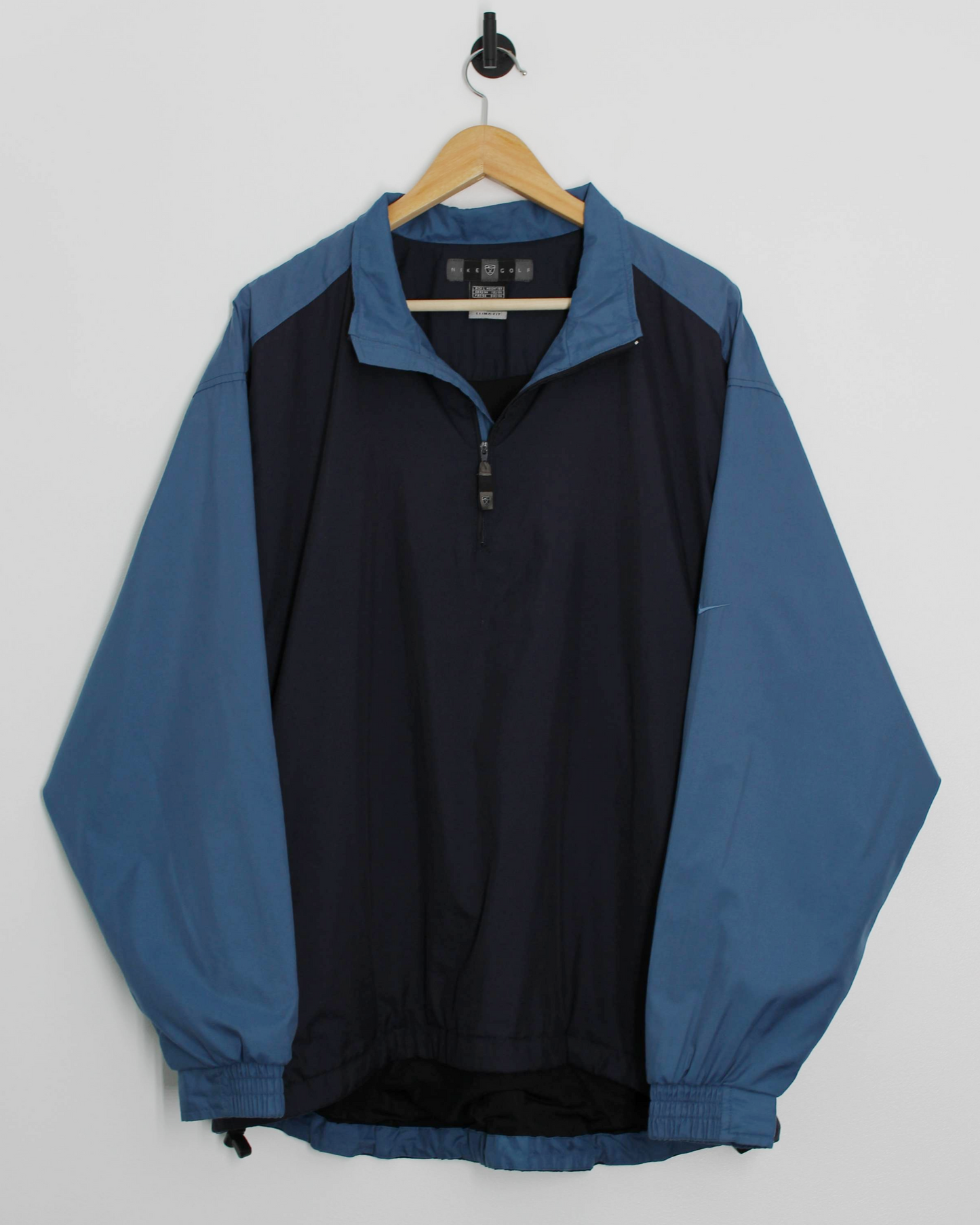 00s Nike Navy/Blue Clima-Fit Quarter Zip Jacket (XL)