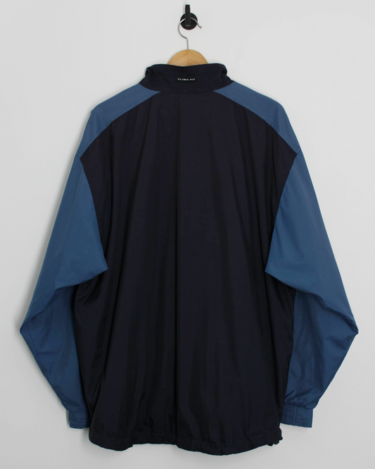 00s Nike Navy/Blue Clima-Fit Quarter Zip Jacket (XL)