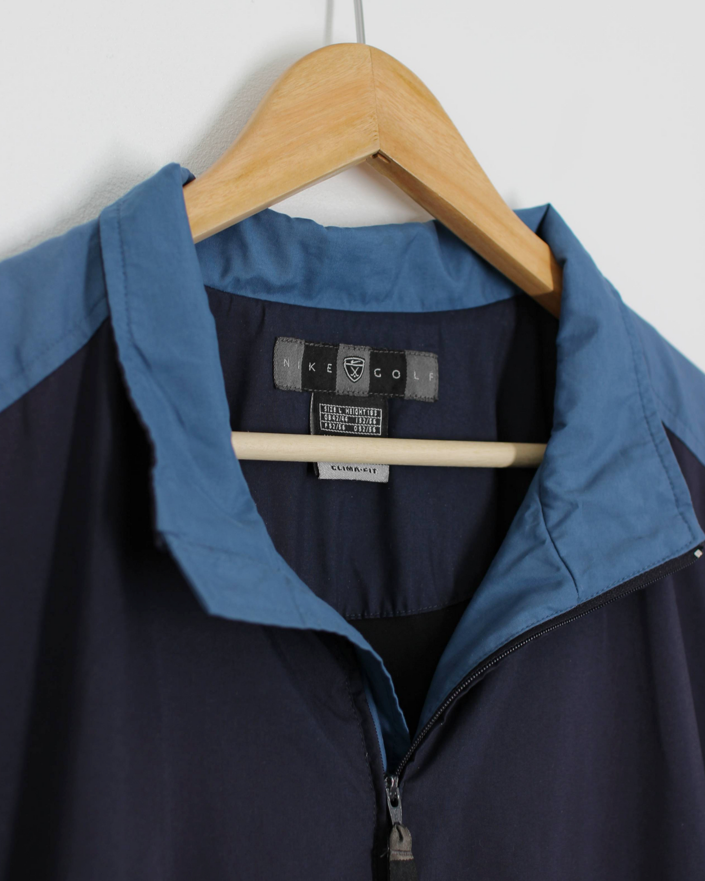 00s Nike Navy/Blue Clima-Fit Quarter Zip Jacket (XL)