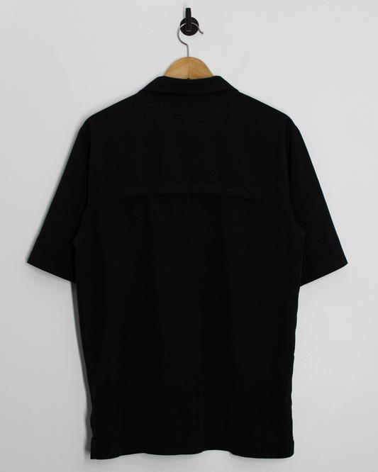 00s Nike Black Pocket Polo-Shirt (M)
