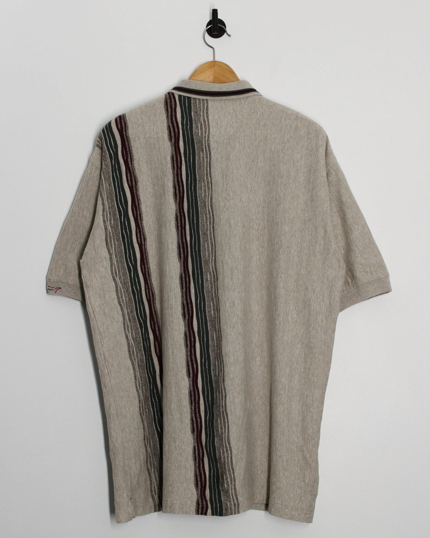 90s Greg Norman Abstract Polo-Shirt (L)