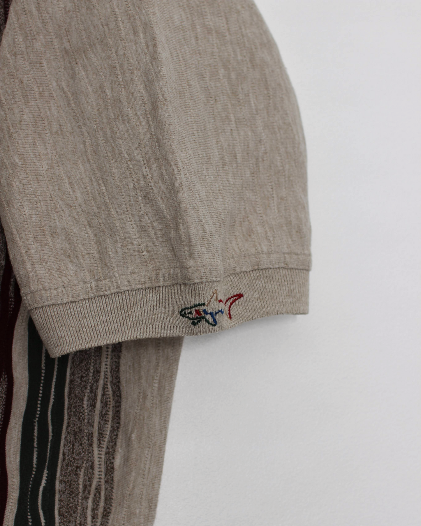 90s Greg Norman Abstract Polo-Shirt (L)