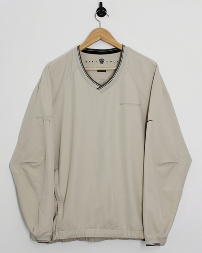 00s Nike Cream Lightweight Windbreaker (L)