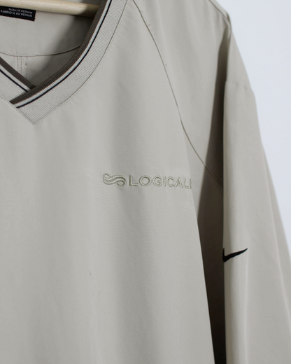 00s Nike Cream Lightweight Windbreaker (L)