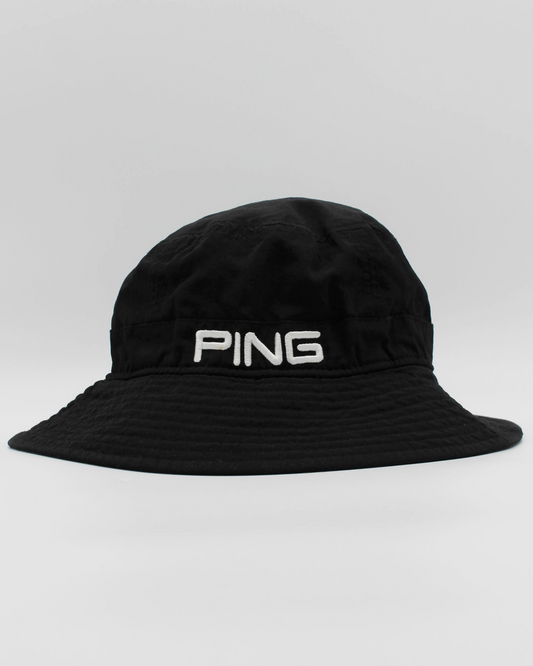 00s Ping ‘Mr Ping’ Black Bucket Hat