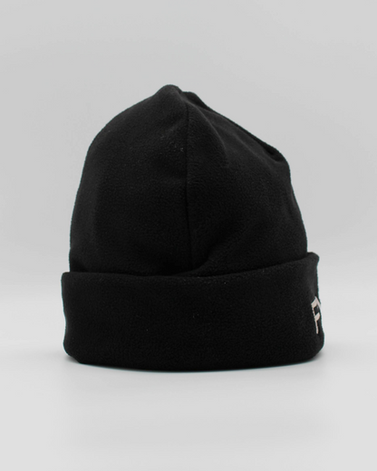 00s Ping Brushed Fleece Black Beanie Hat