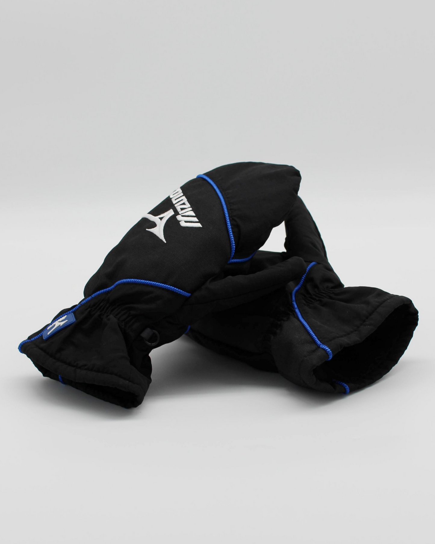 00s Mizuno Black/Blue Thermal Golf Mittens