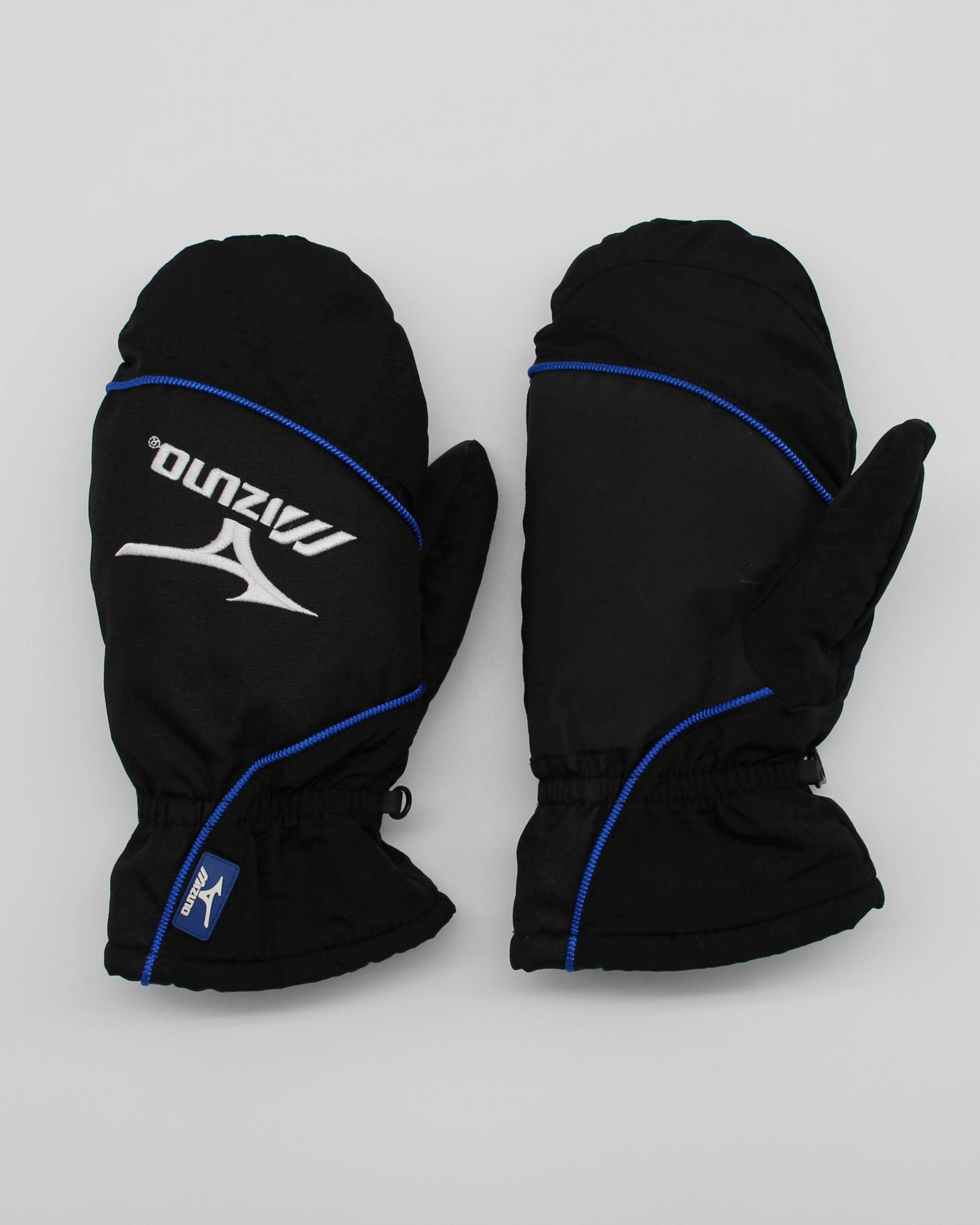 00s Mizuno Black/Blue Thermal Golf Mittens