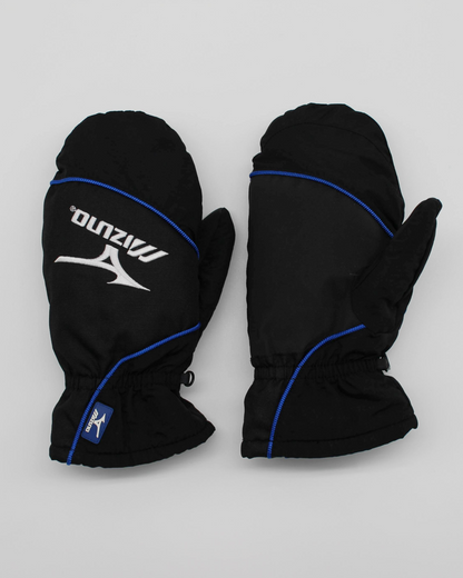 00s Mizuno Black/Blue Thermal Golf Mittens