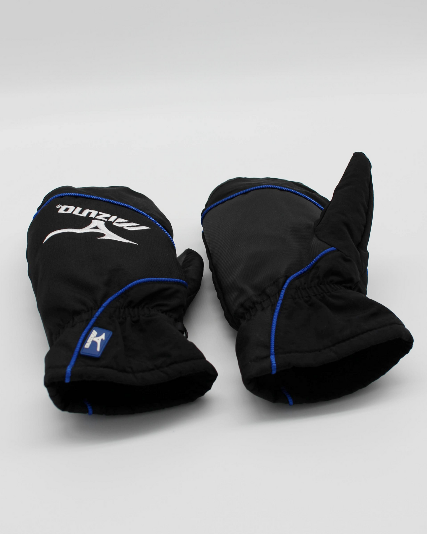 00s Mizuno Black/Blue Thermal Golf Mittens