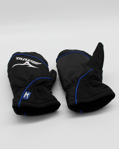 00s Mizuno Black/Blue Thermal Golf Mittens