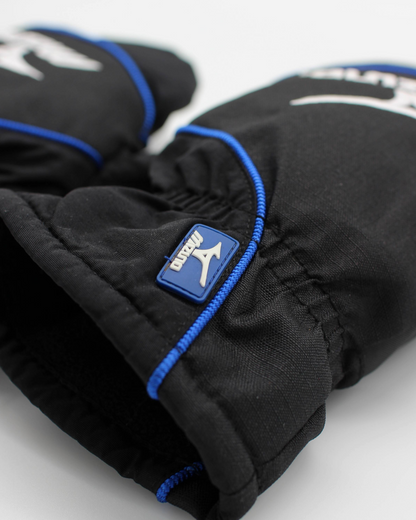 00s Mizuno Black/Blue Thermal Golf Mittens