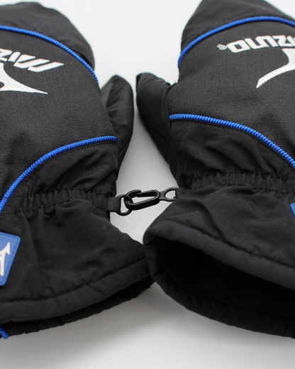 00s Mizuno Black/Blue Thermal Golf Mittens
