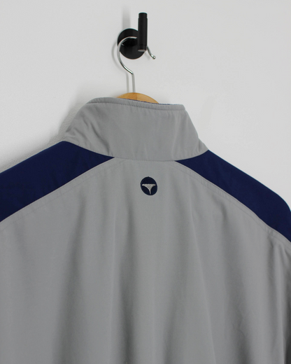 90s TaylorMade Grey/Blue Quarter Zip Jacket (M)