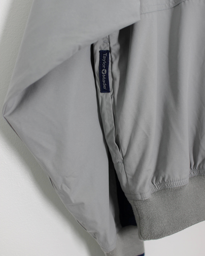 90s TaylorMade Grey/Blue Quarter Zip Jacket (M)