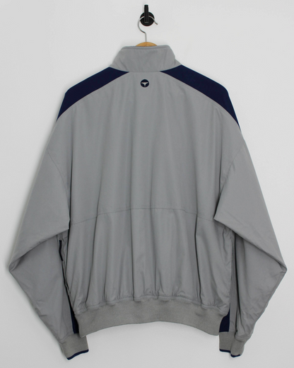 90s TaylorMade Grey/Blue Quarter Zip Jacket (M)