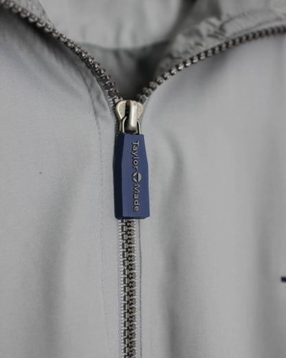 90s TaylorMade Grey/Blue Quarter Zip Jacket (M)