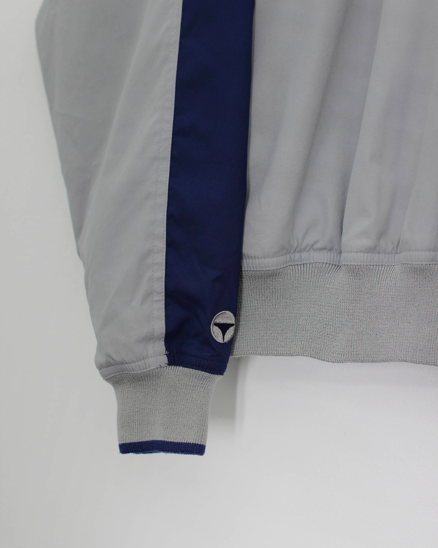 90s TaylorMade Grey/Blue Quarter Zip Jacket (M)