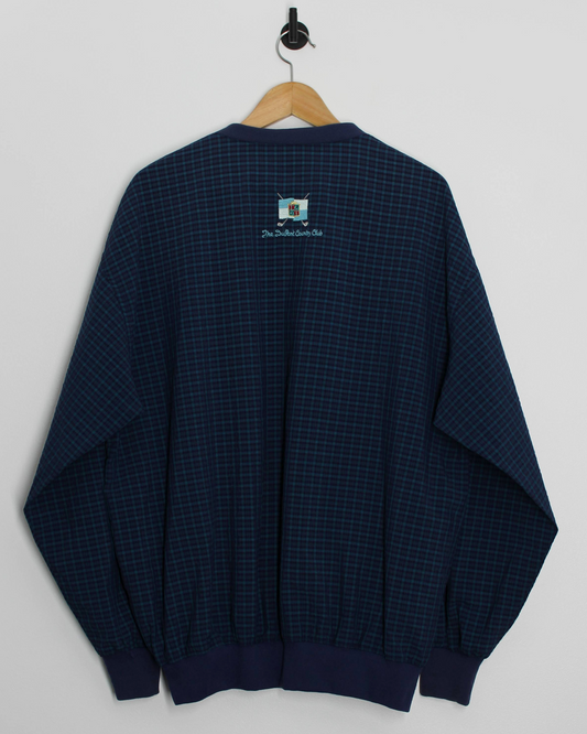 90s Starbus McDonalds LPGA Green/Navy Plaid Windbreaker (M)