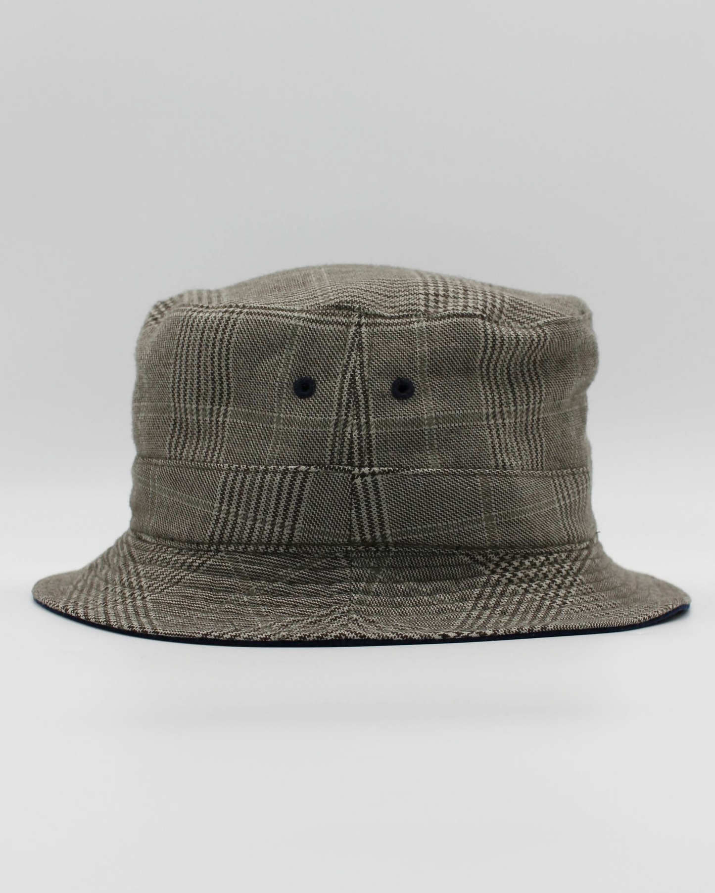 90s Nike Reversible Plaid/Navy Bucket Hat