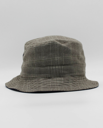 90s Nike Reversible Plaid/Navy Bucket Hat