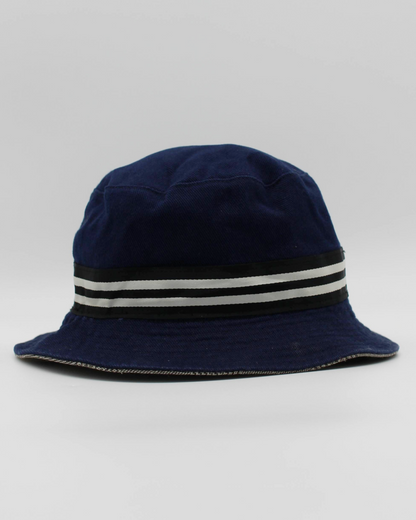 90s Nike Reversible Plaid/Navy Bucket Hat