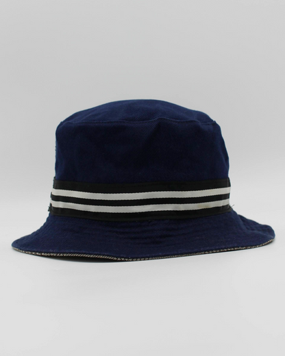 90s Nike Reversible Plaid/Navy Bucket Hat