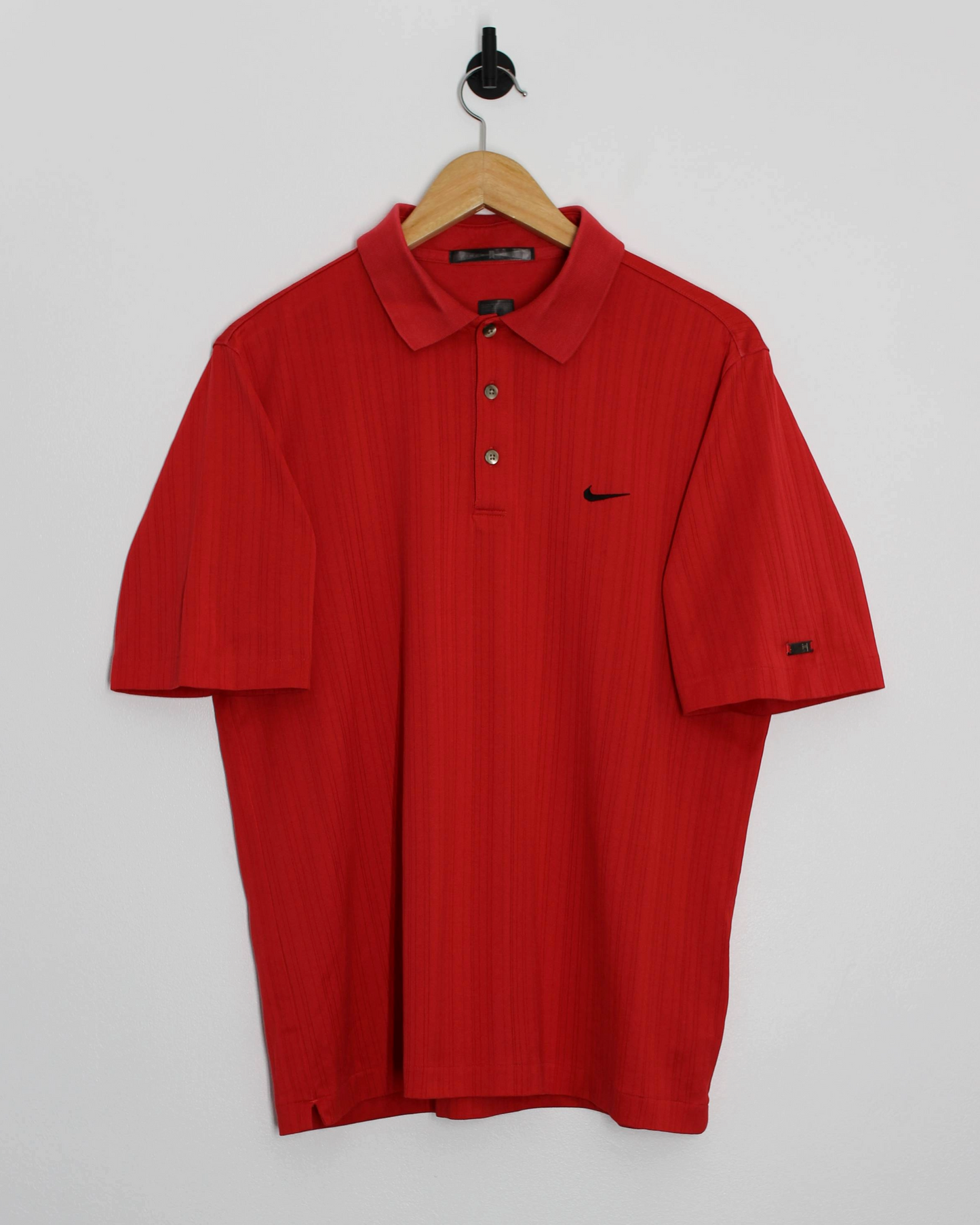 00s Nike Tiger Woods Red Polo-Shirt (M)