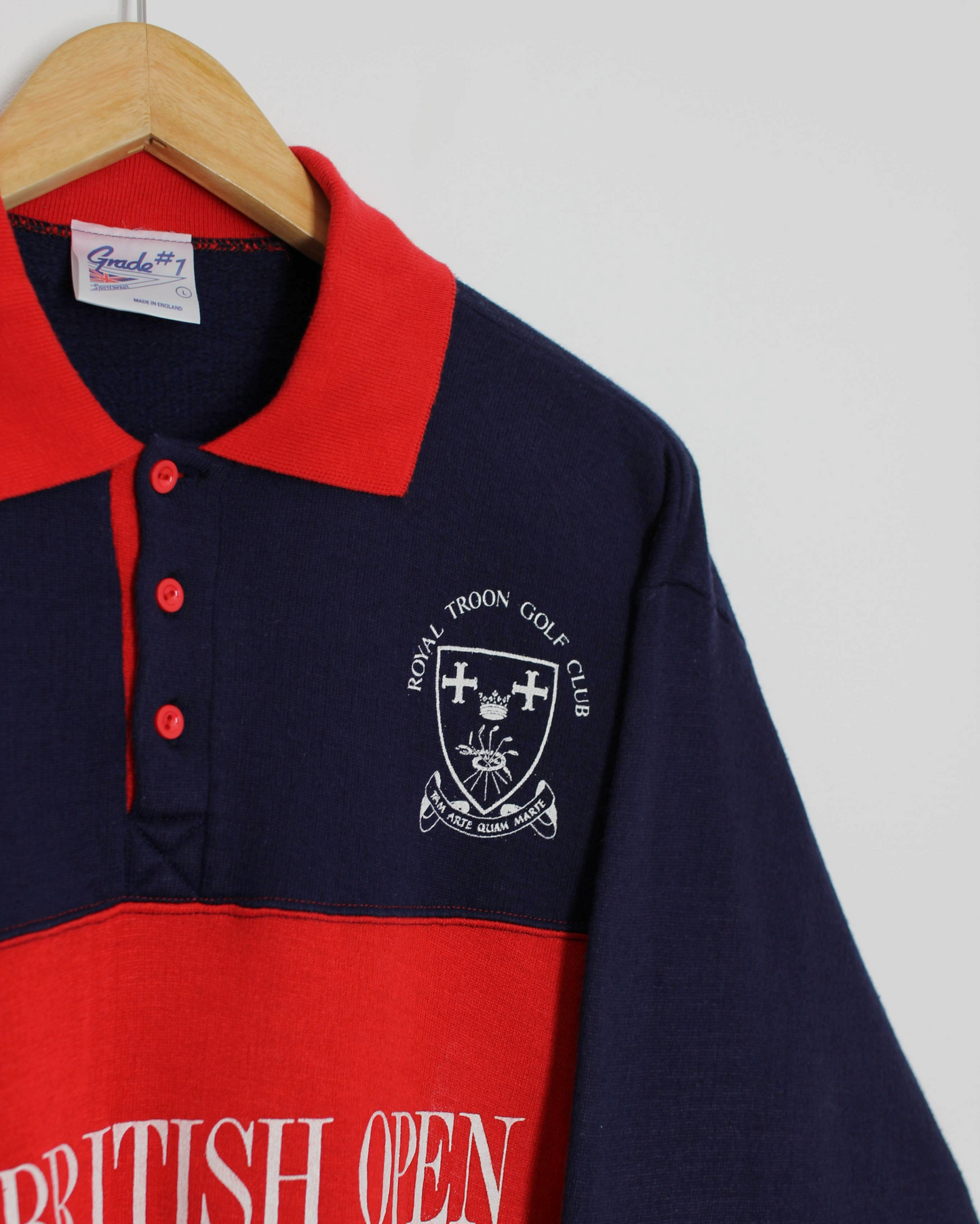 1989 British Open Royal Troon Long Sleeve Polo-Shirt (M)