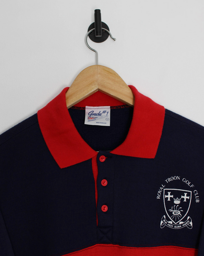 1989 British Open Royal Troon Long Sleeve Polo-Shirt (M)