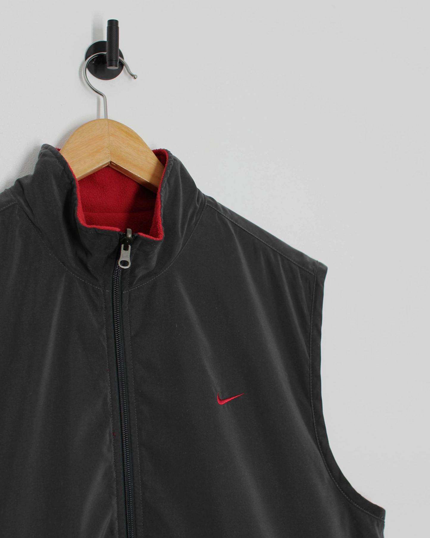 00s Nike Reversible Red/Grey Golf Vest (M)