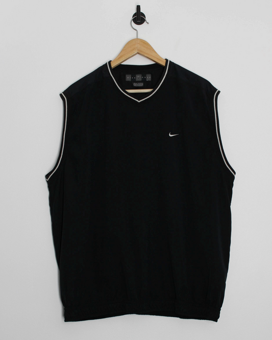 00s Nike Black Golf Vest (XL)