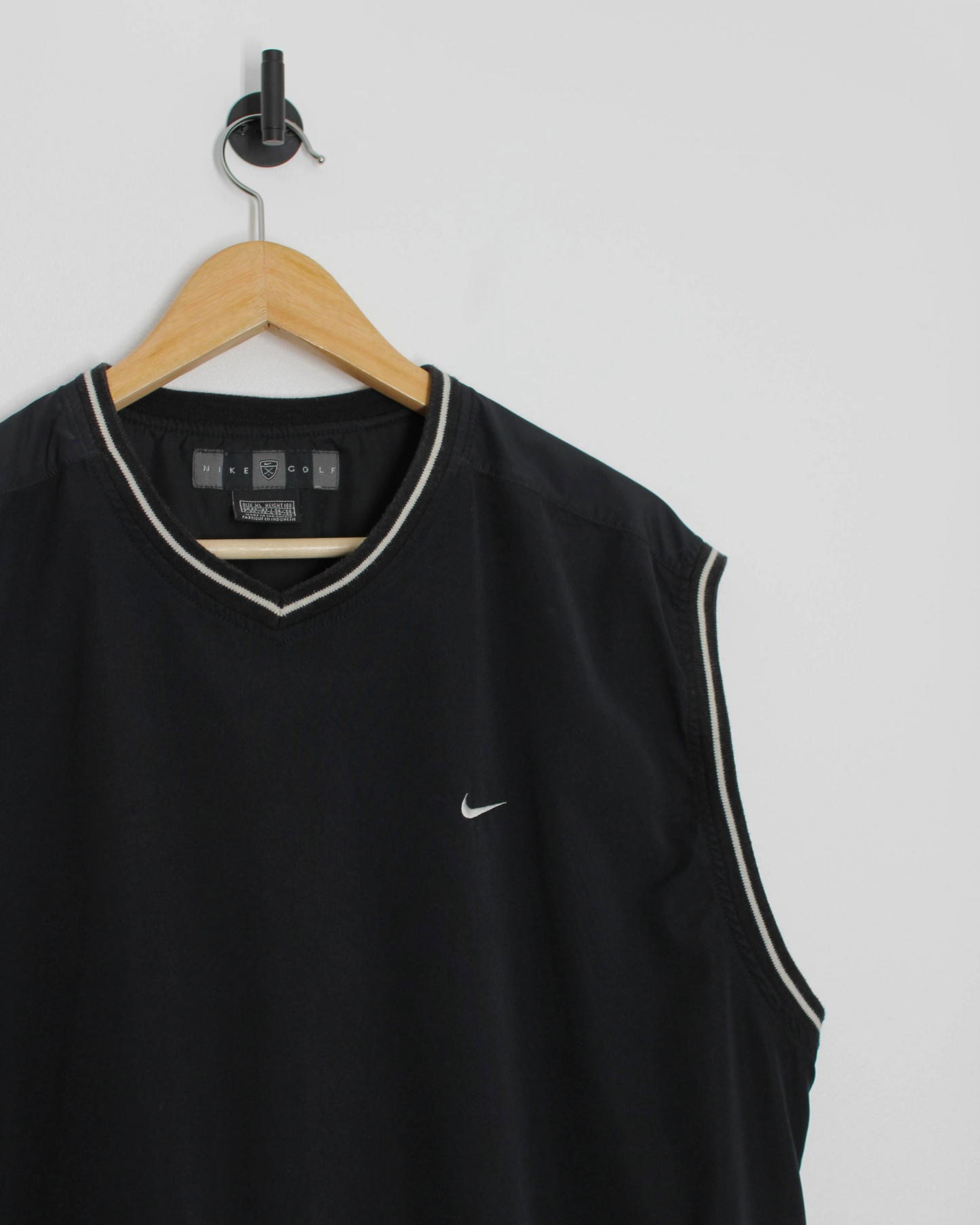 00s Nike Black Golf Vest (XL)