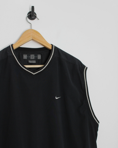 00s Nike Black Golf Vest (XL)