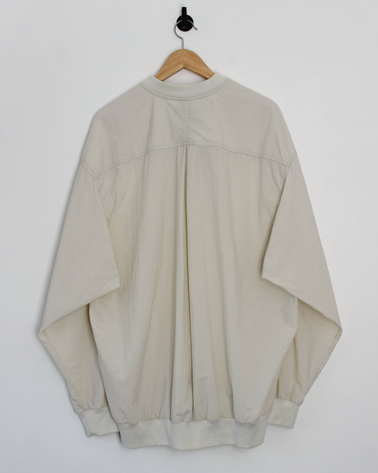 90s Nike Cream Buttoned Windbreaker (XL)