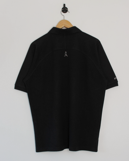 00s Ping ‘Mr Ping’ Black Polo-Shirt (M)