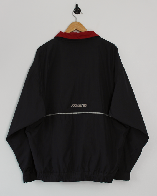 Mizuno Black/Red Full Zip Jacket (L)