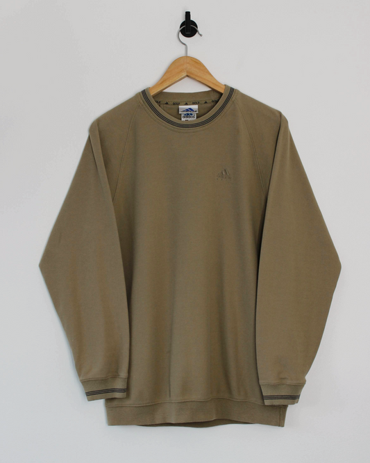 Adidas Gold Crewneck Sweatshirt (S)